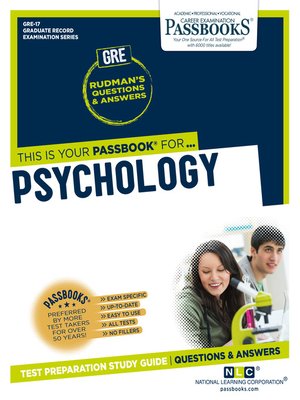cover image of PSYCHOLOGY